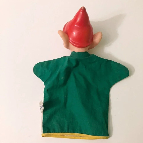Vintage Walt Disney Productions Dopey Snow White Dwarfs Hand Puppet Japan Flaws - Picture 2 of 16